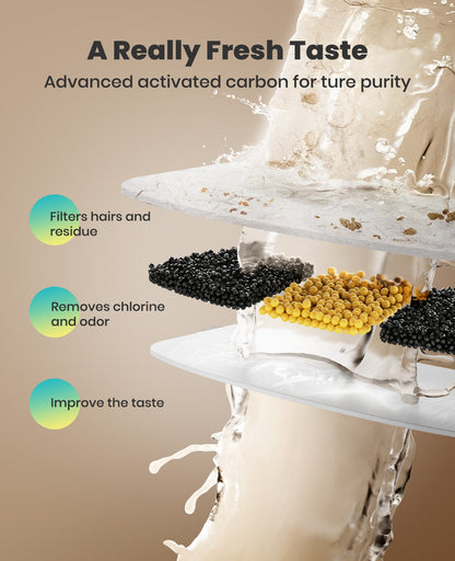 Fonte de água sem fios para animais de estimação Oneisall 3,5 L em aço inoxidável com 3 filtros