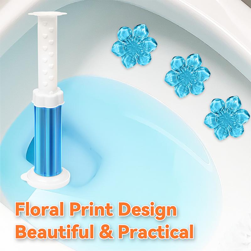 84-Flower Toilet Gel Stamp — 6-in-1 Fresh & Clean System