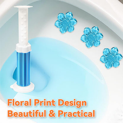 84-Flower Toilet Gel Stamp — 6-in-1 Fresh & Clean System